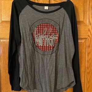 Sport-Tek Gray and Black Ladies Shirt